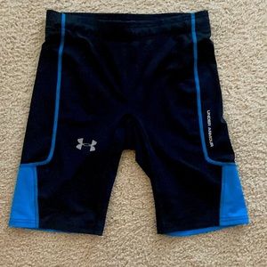 Under Armour Mens UA Run Compression Shorts, Small